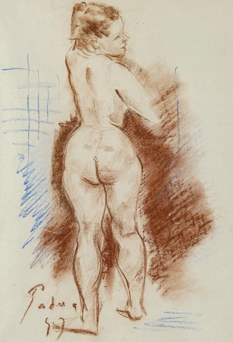 Paul Mathias Padua Female Nude Seen From Behind Widewalls