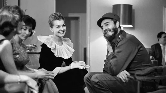 Alberto Korda - Fidel Castro and the radio queens of New York. Wednesday, April 22, 1959 - image courtesy of 1stdibs