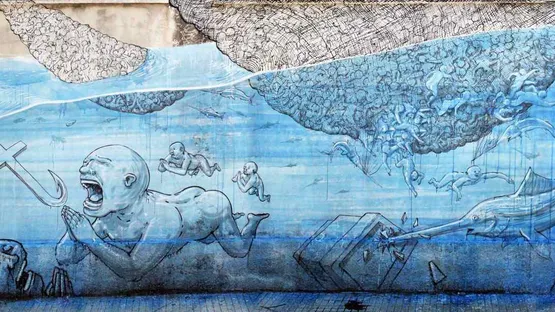 BLU - Mural, Sicily, 2013
