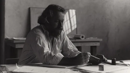 Donald Judd - portrait, photo credits James Dearing-Donald Judd Foundation Archive, Licensed by VAGA, NY