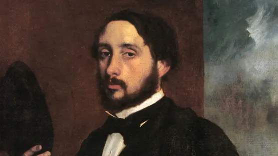 Edgar Degas - Self-Portrait (detail), photo credits sh.wikipedia.org