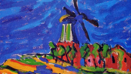 Erich Heckel - Windmill, 1909 - Image via bpcom