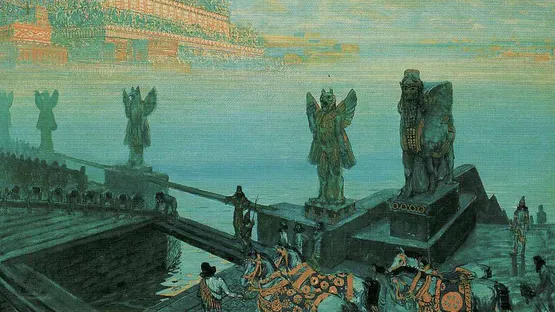 Frantisek Kupka - Babylon (detail), 1906, photo via Wikiart