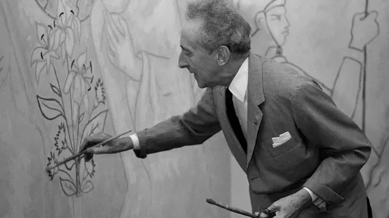 Jean Cocteau - Photo of the artist - Image via pinterest