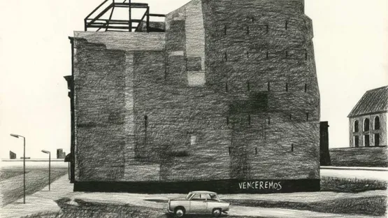 Loustal - Studio Hansa by the Wall, 1977, 2019 (detail)