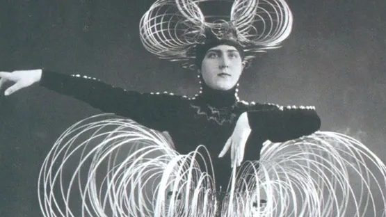 Oskar Schlemmer - Spiral costume (detail), 1926, photo via thecharnelhouse org
