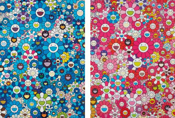 Takashi Murakami - Takashi Murakami An Homage to Mono Pink D, 1960 at  1stDibs, Takashi Murakami Flower HD phone wallpaper