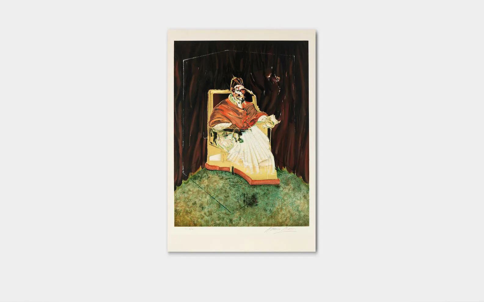 Francis Bacon, Study for Portrait of Pope Innocent X after Velasquez  (1989), Available for Sale