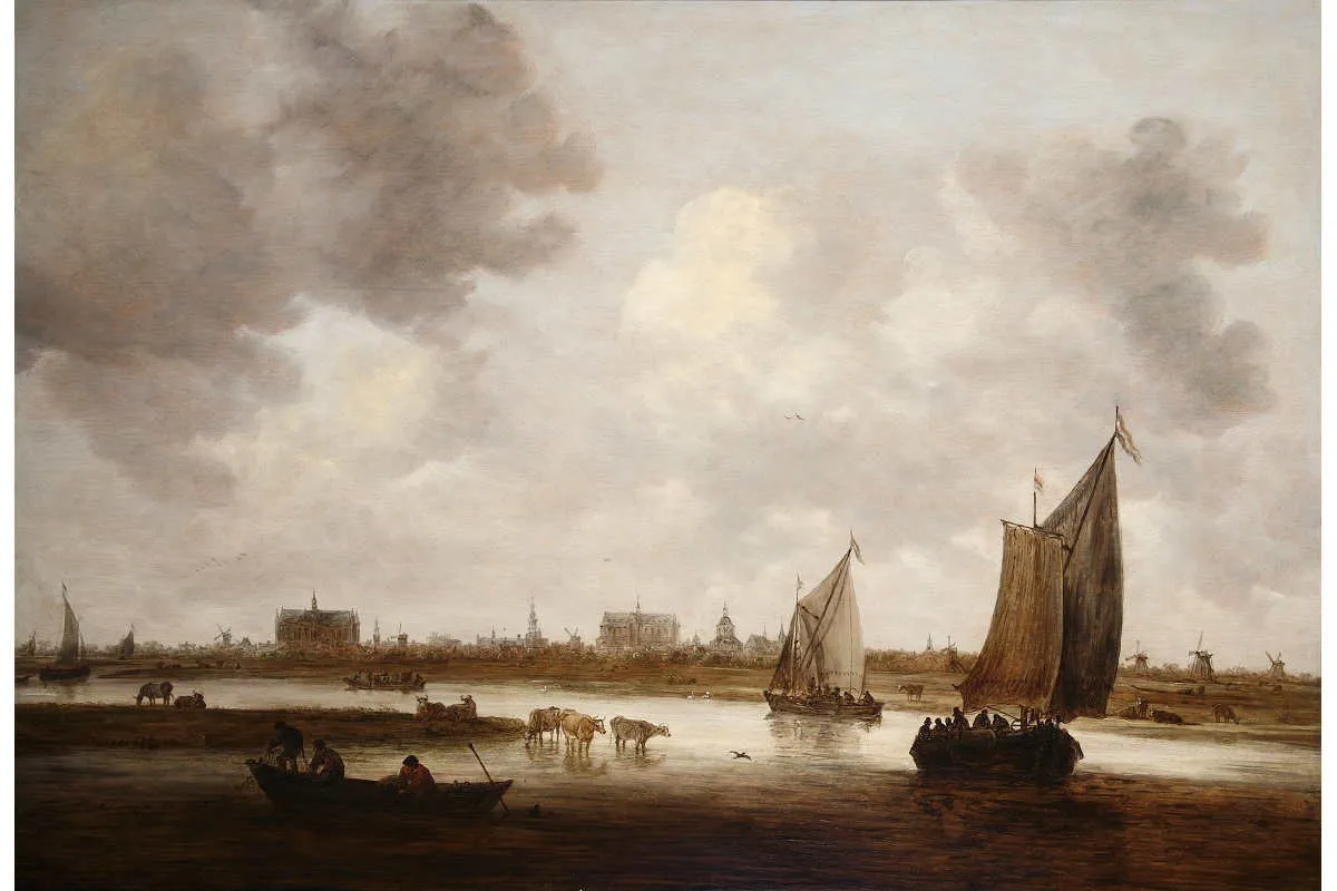 Jan van Goyen - Stadsgezicht (City View), 1648