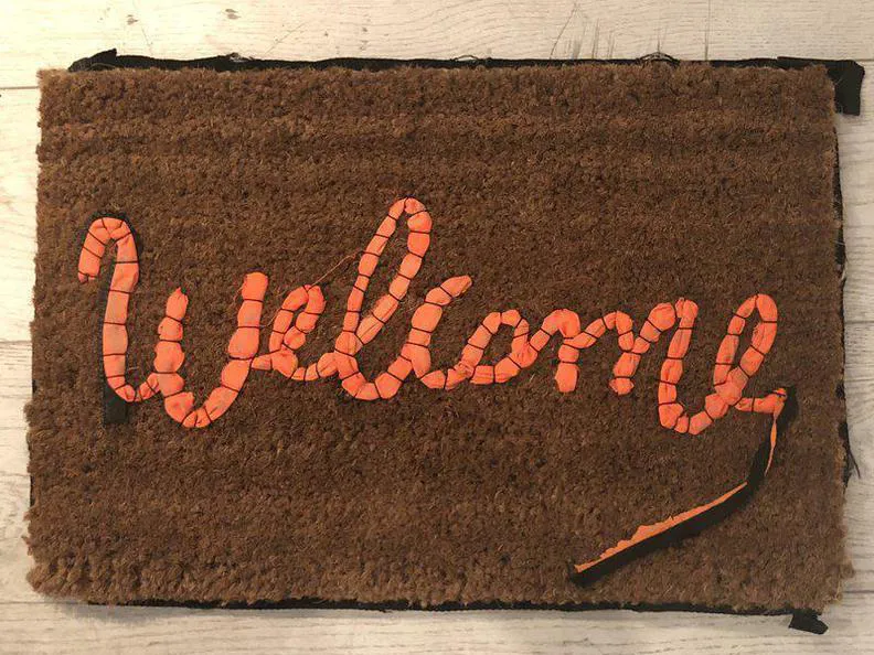 Banksy - Welcome Mat for Sale