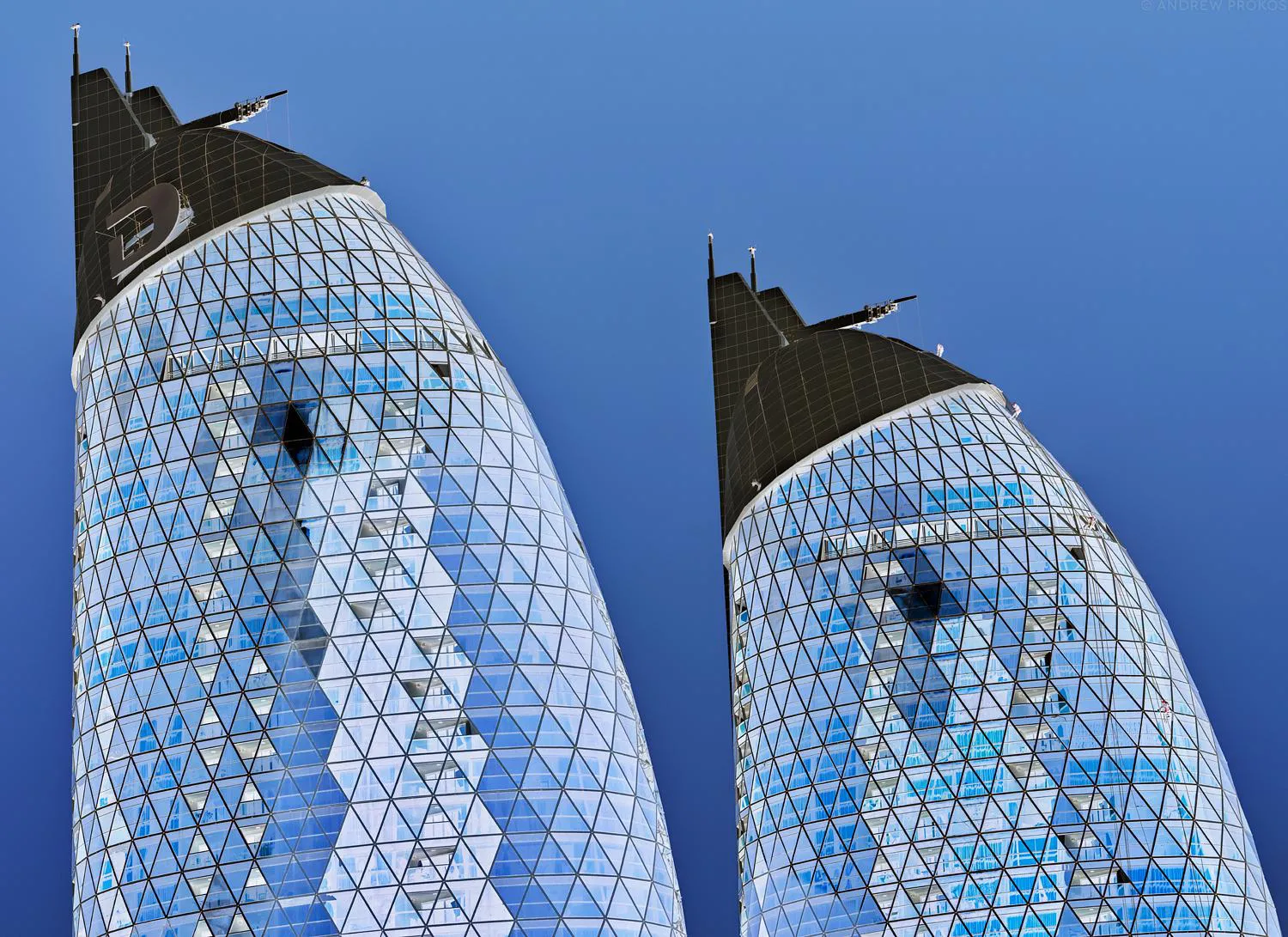 Andrew Prokos - Geometric Towers, Dubai | Widewalls