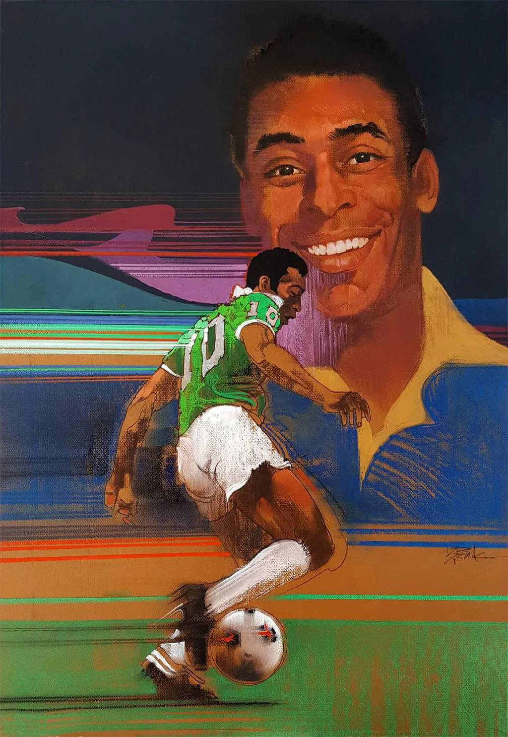 brazilian soccer art