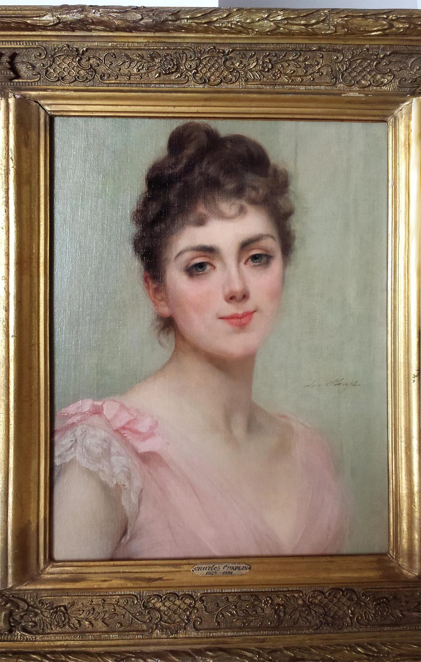 Charles Joshua Chaplin - Beautiful Woman, The Coy Look - French Painting |  Widewalls