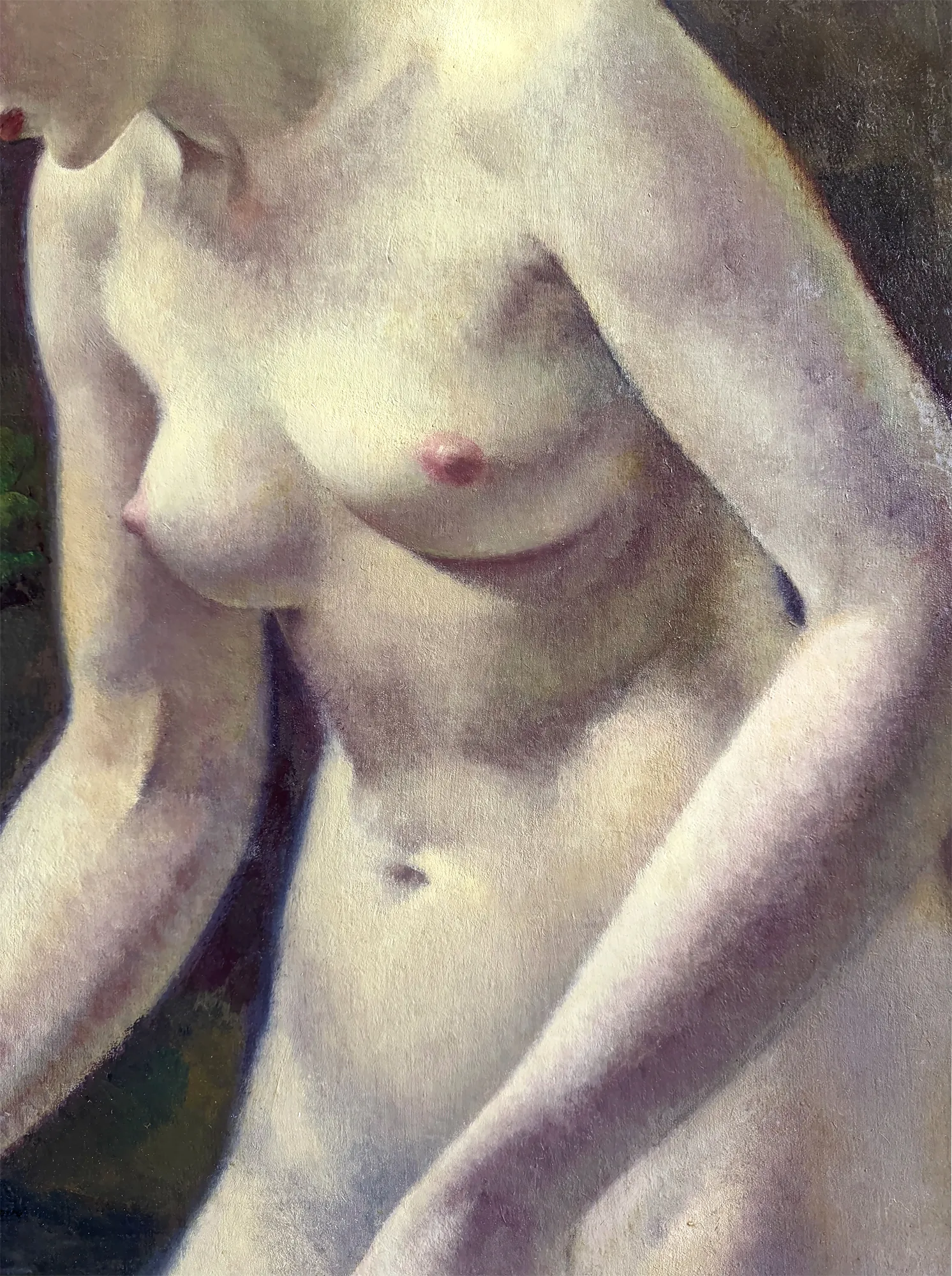 Leon Kroll - Timeless and Classic Nude Girl at Pool - Academic Artist, |  Widewalls