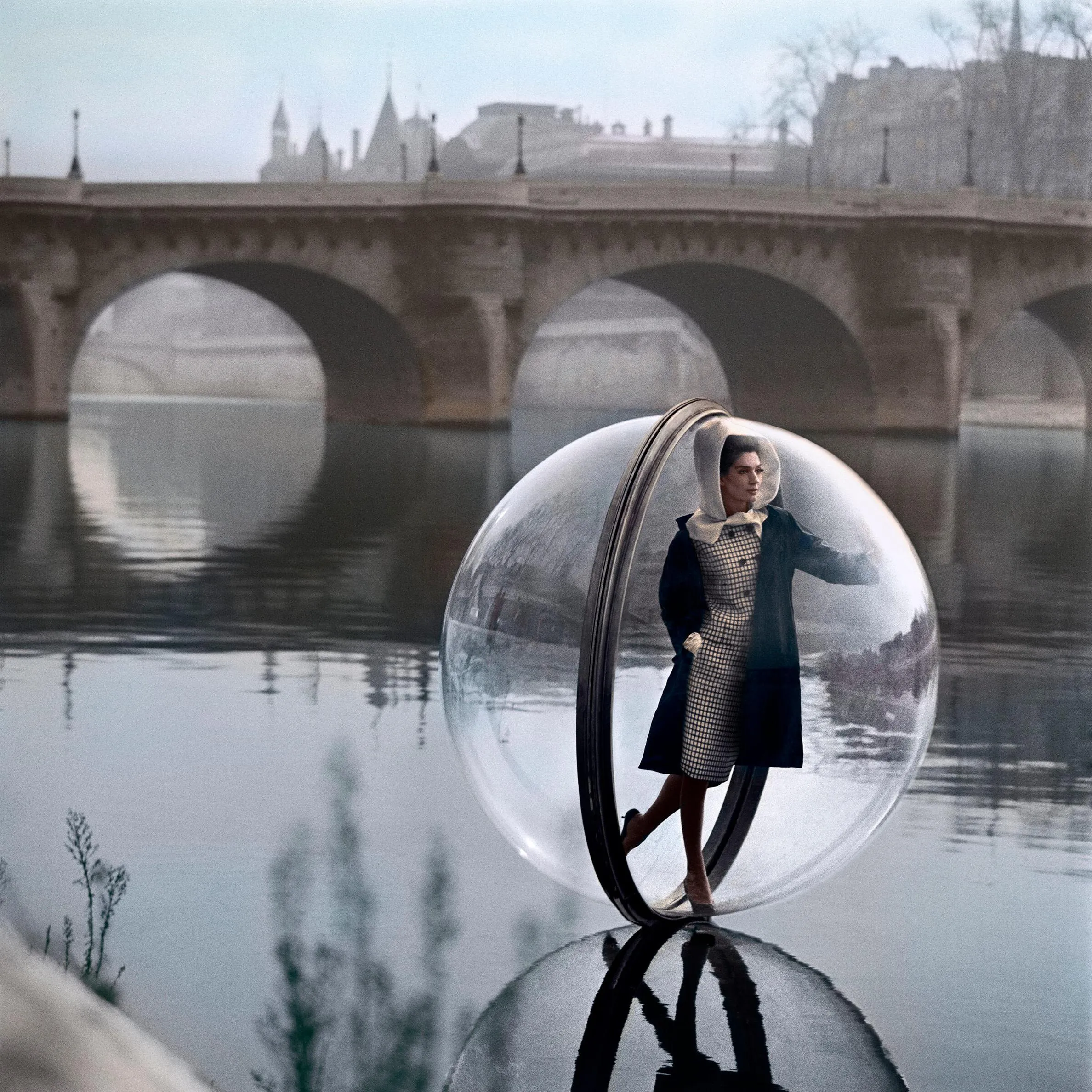 Bubble on Seine II by Melvin Sokolsky for sale