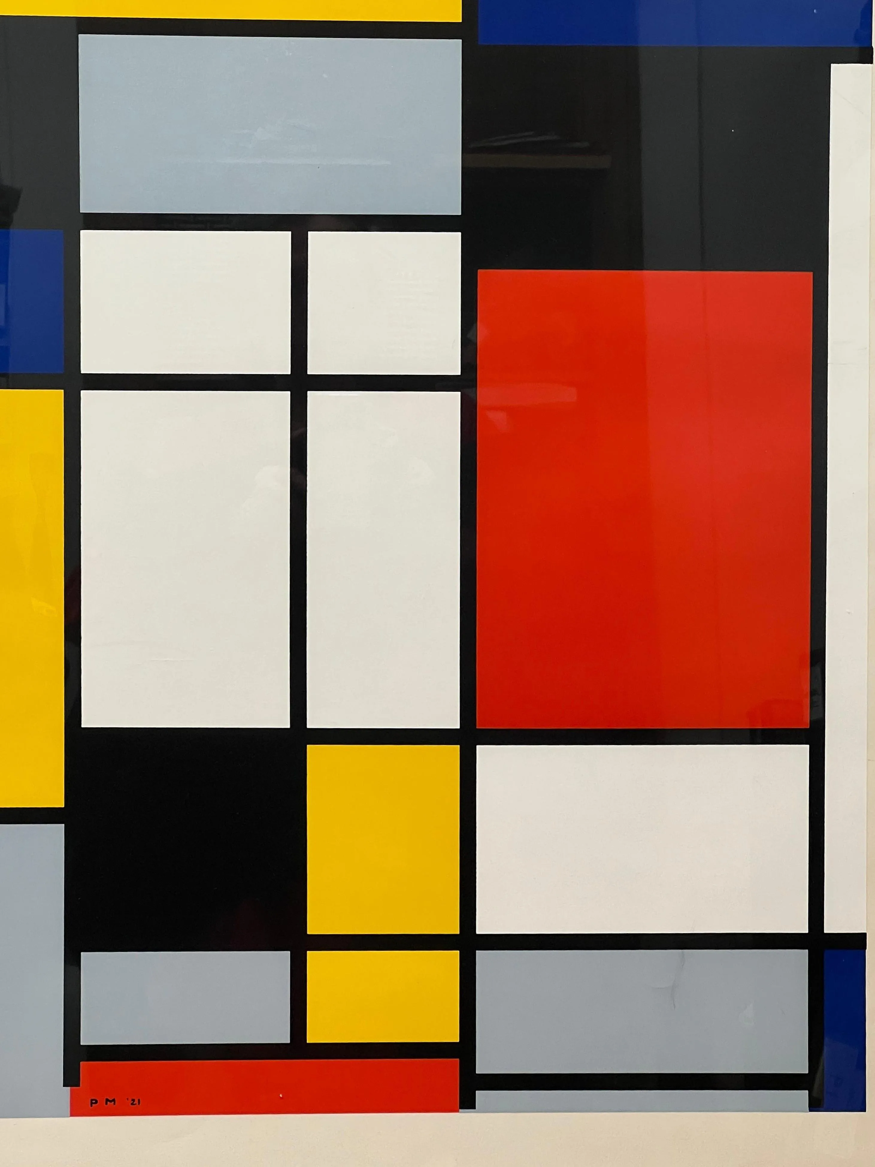 Original Poster by Piet Mondrian for Pace, 1970 by Piet Mondrian for sale