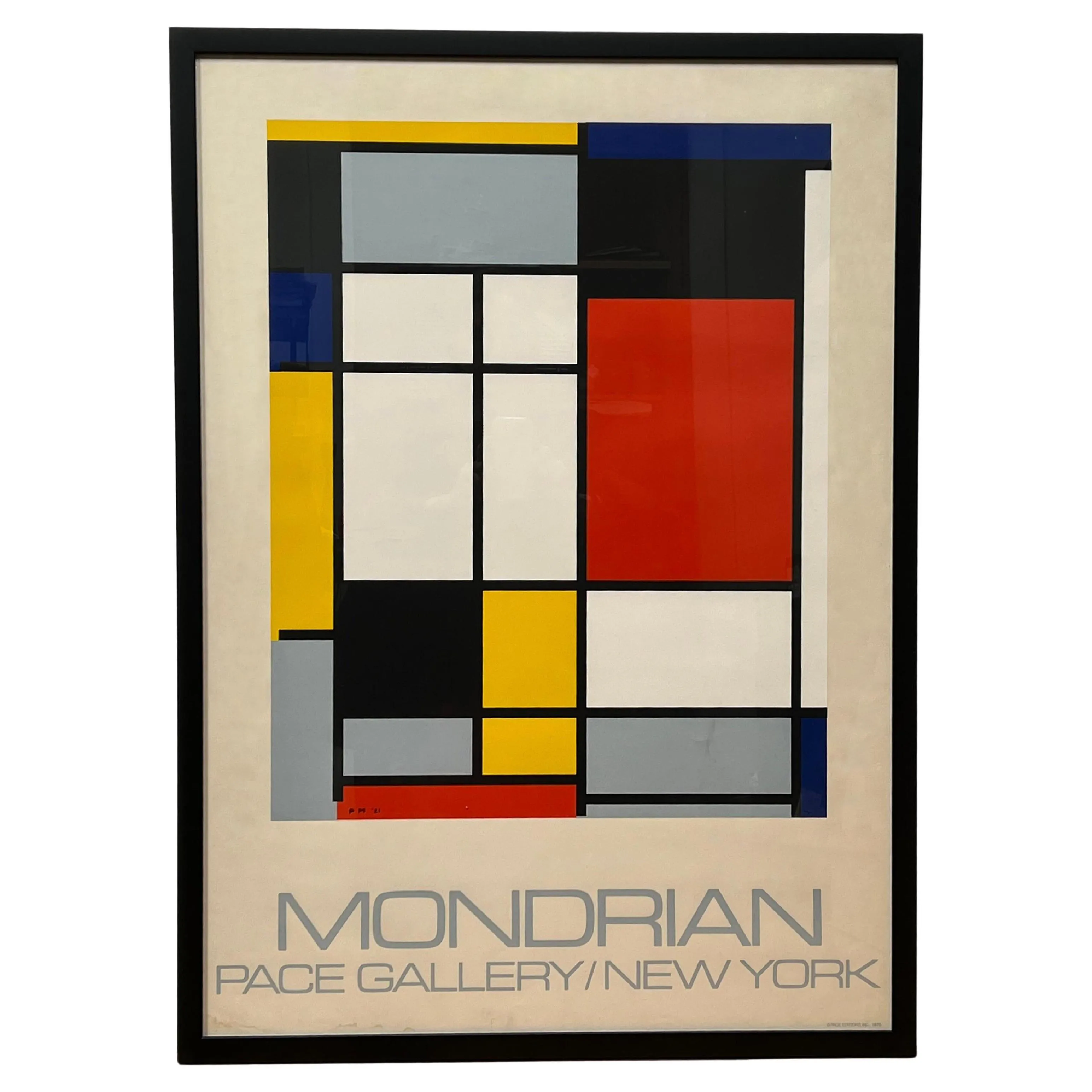 Original Poster by Piet Mondrian for Pace, 1970 by Piet Mondrian for sale