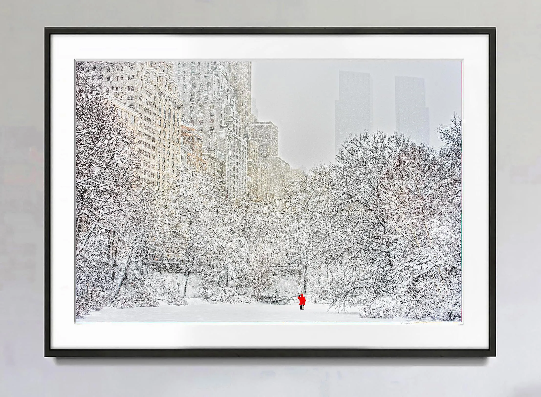 Mitchell Funk - The Bethesda Terrace And Fountain In Snow, Central Park,  New York City