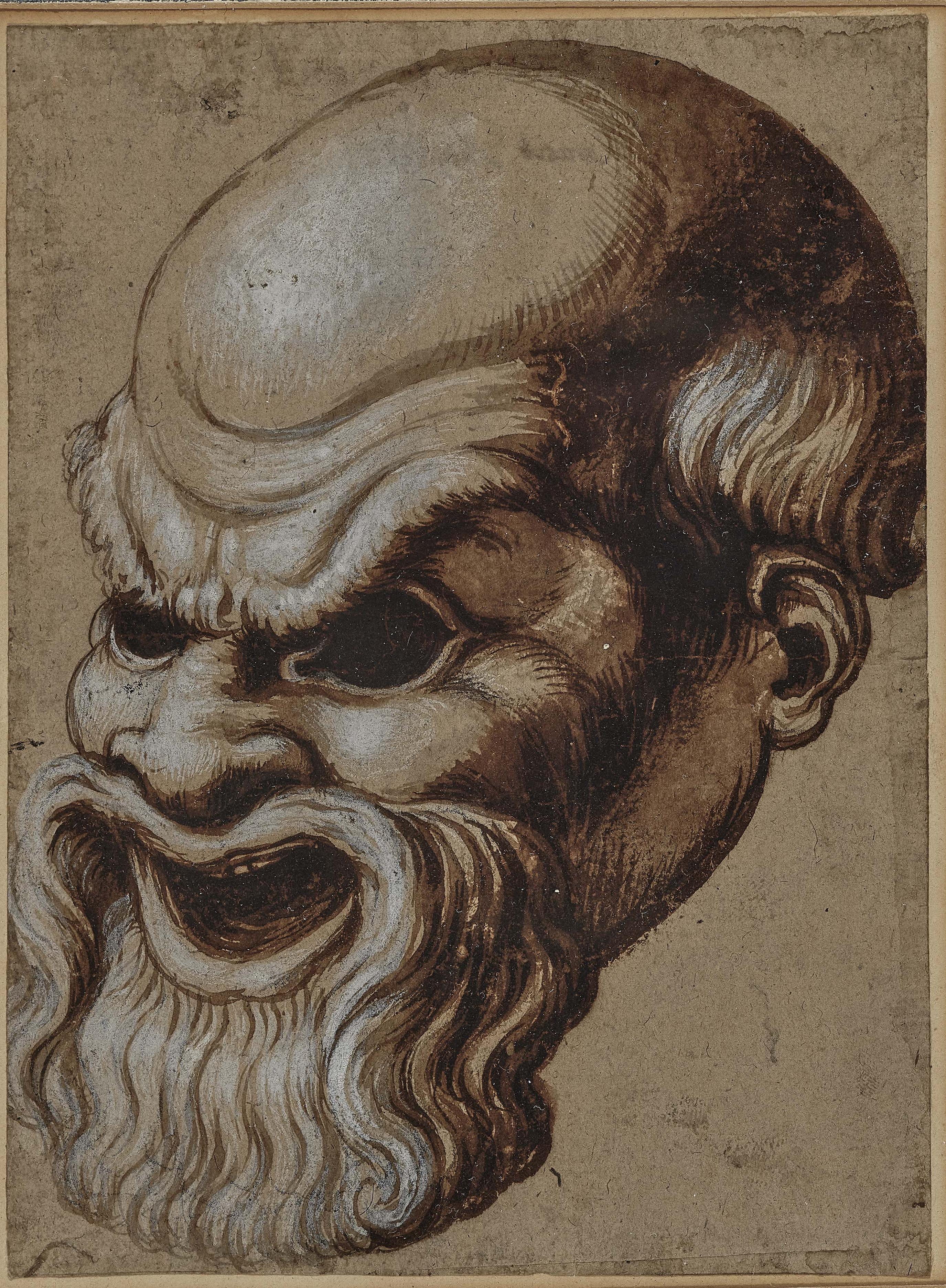 Italian School - Head of Silenus | Widewalls