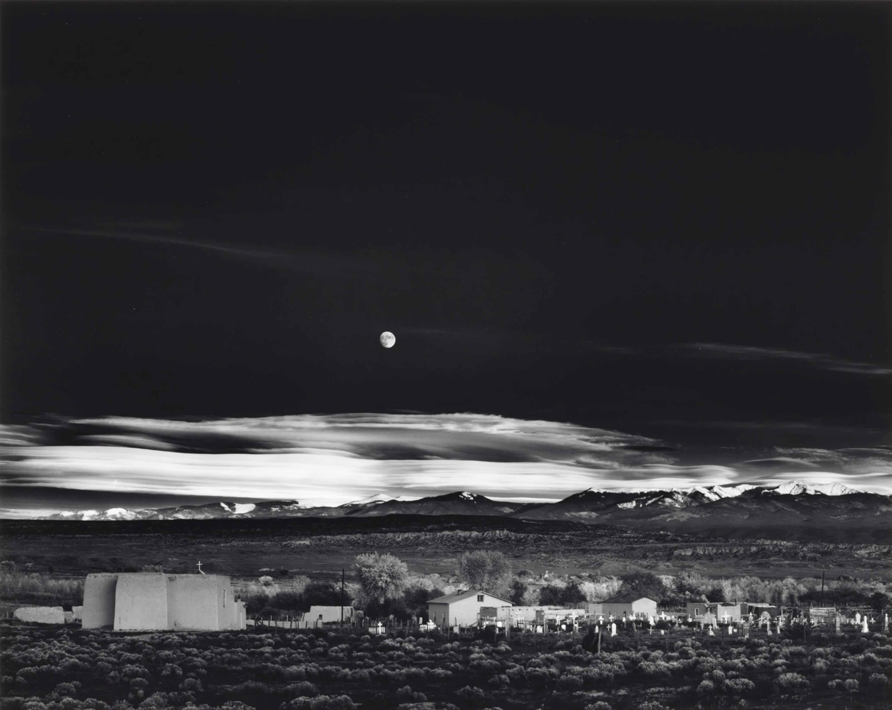 Moonrise, Hernandez, New Mexico | Widewalls