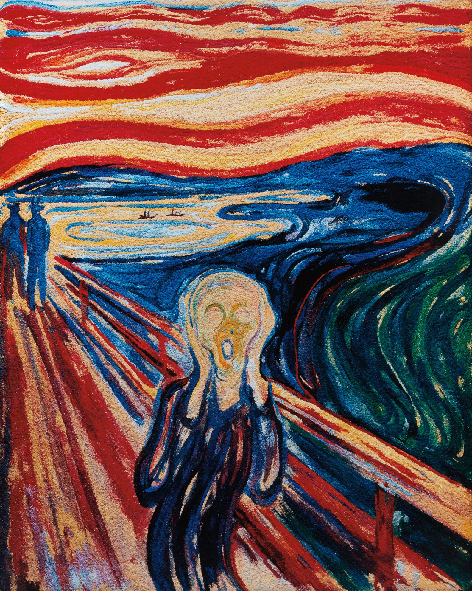 The Scream, After Edvard Munch From Pictures Of Pigment
