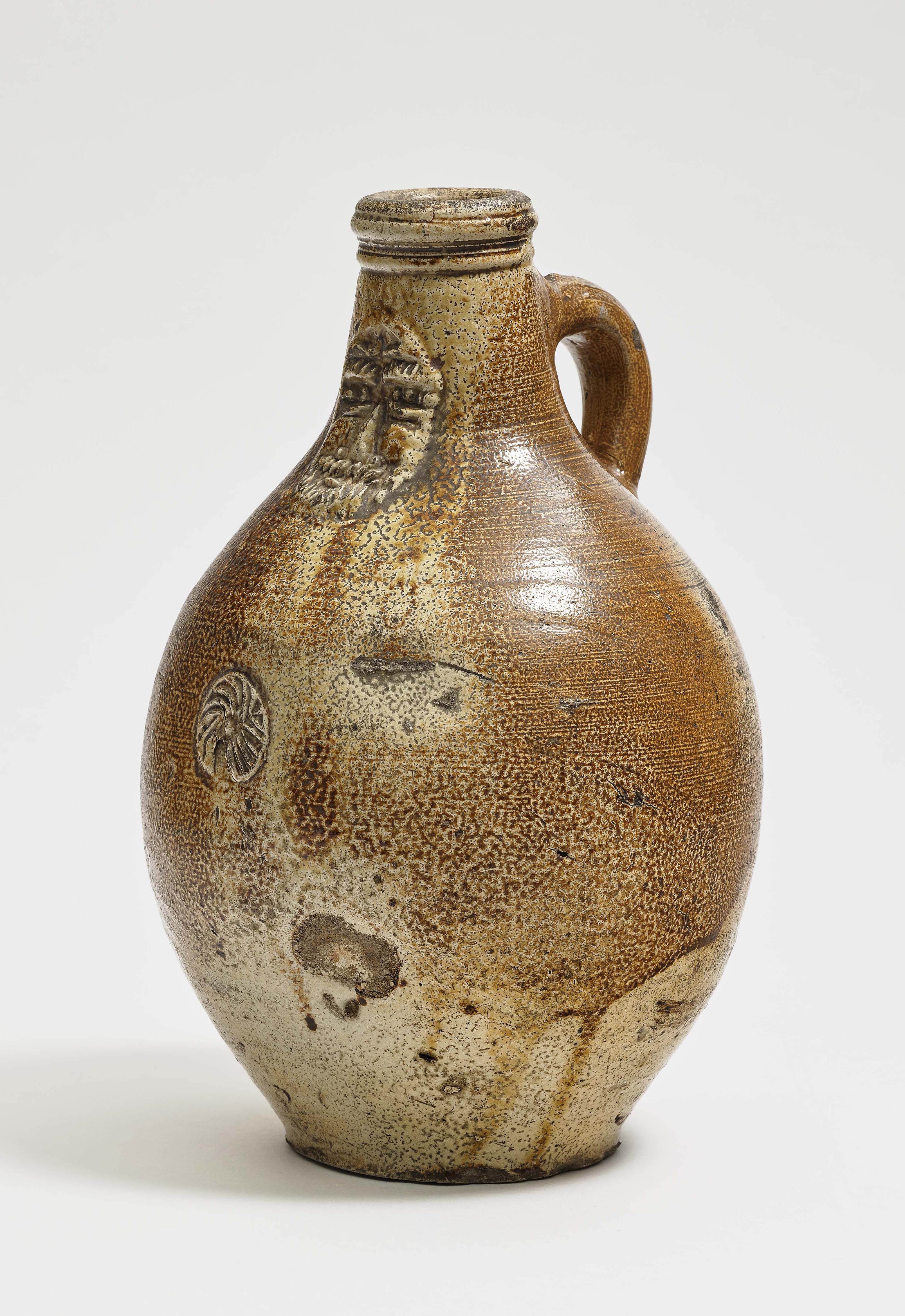 A Bellarmine Jug - Rhineland (Frechen), Probably 18Th Century | Widewalls