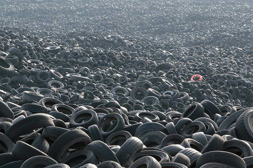 Dramatic Artificial Landscape Used as a Setting for Heavy Sea by Pejac ...