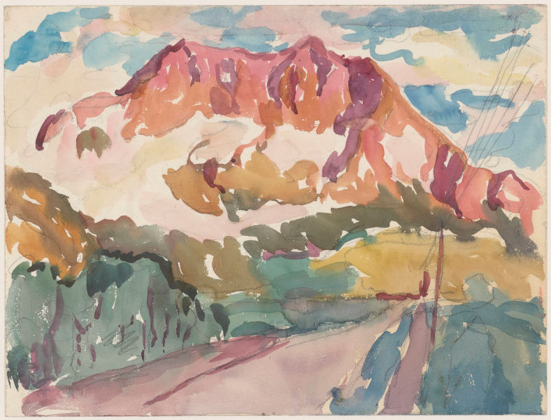 Alberto Giacometti - The Mountain Road, c.1919