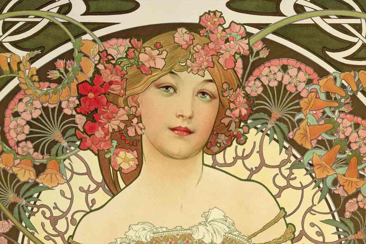 Antiquitäten & Kunst Art Nouveau Poster Print Alphonse Mucha Reverie