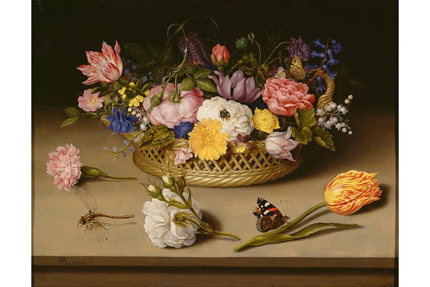 famous flower vase painting