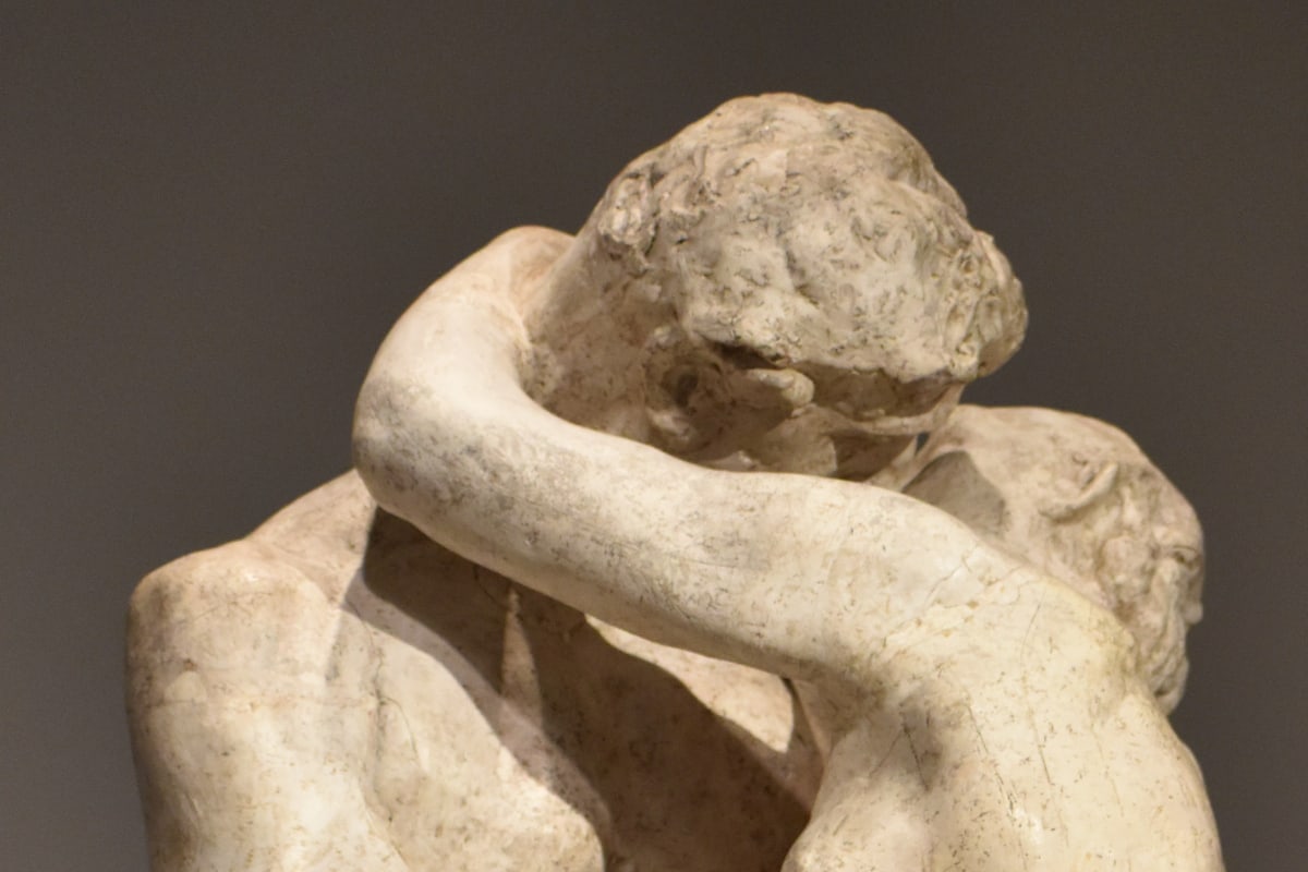 The Kiss Auguste Rodin Rodin s Kiss Sculpture Given As Wedding Gift To