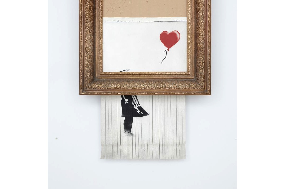 Banksy's Love Is In The Bin Returns To Sotheby's London | Widewalls