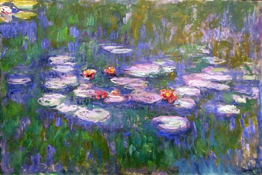 Claude Monet Water Lilies. Image Via Wikimedia.com  