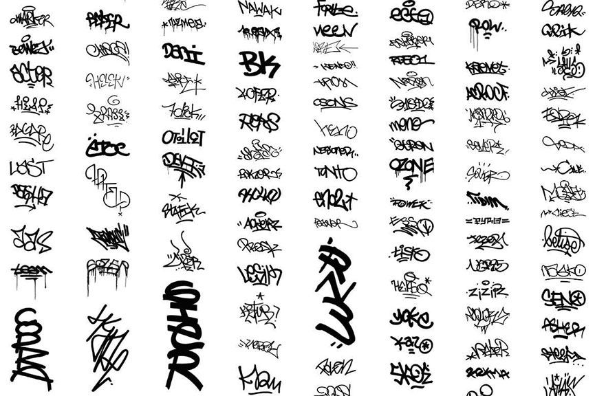 3d graffiti fonts alphabet