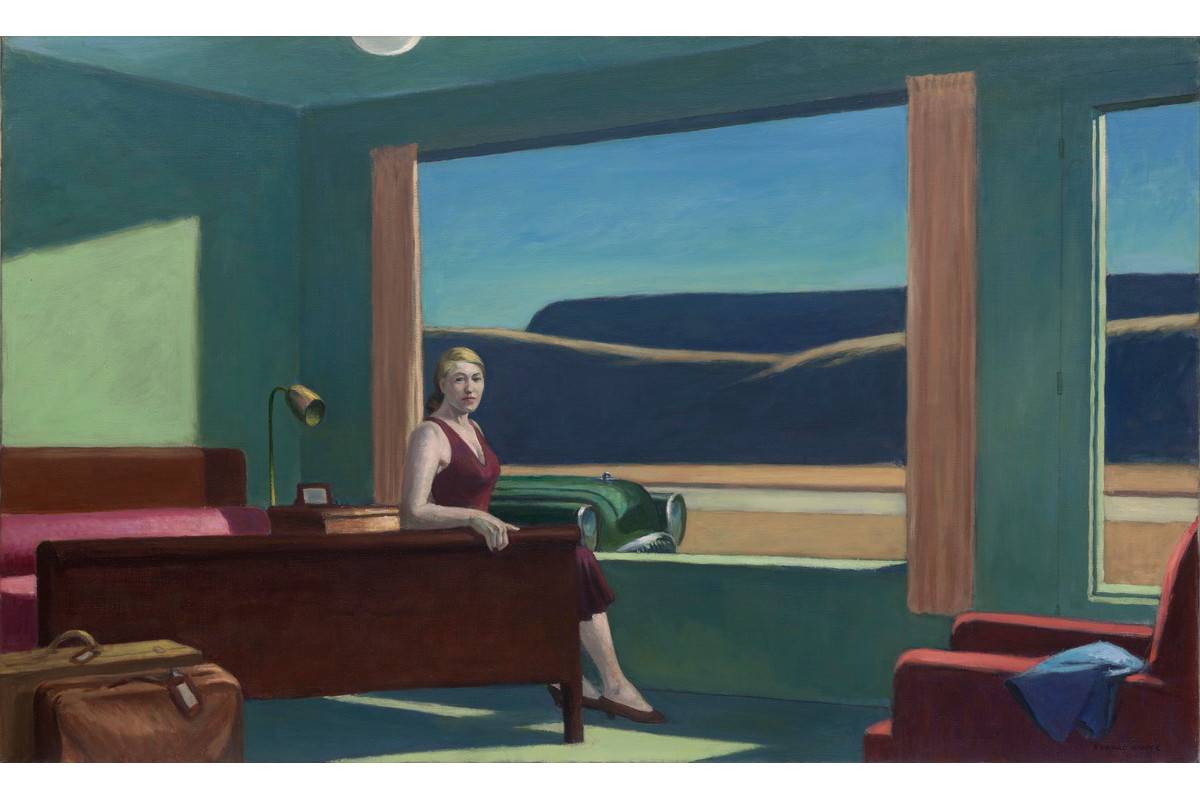 edward hopper hotel room