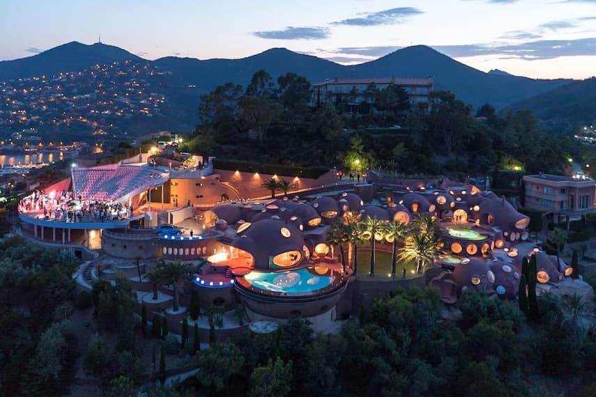 Palais bulles of pierre discount cardin on the french riviera