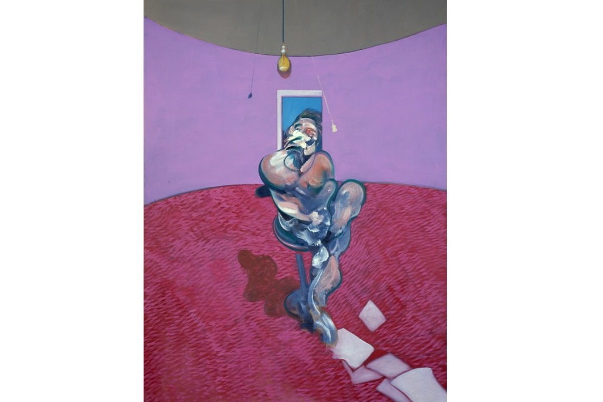 Francis Bacon - Portrait of George Dyer Talking, 1966 (courtesy of francis-bacon.com)