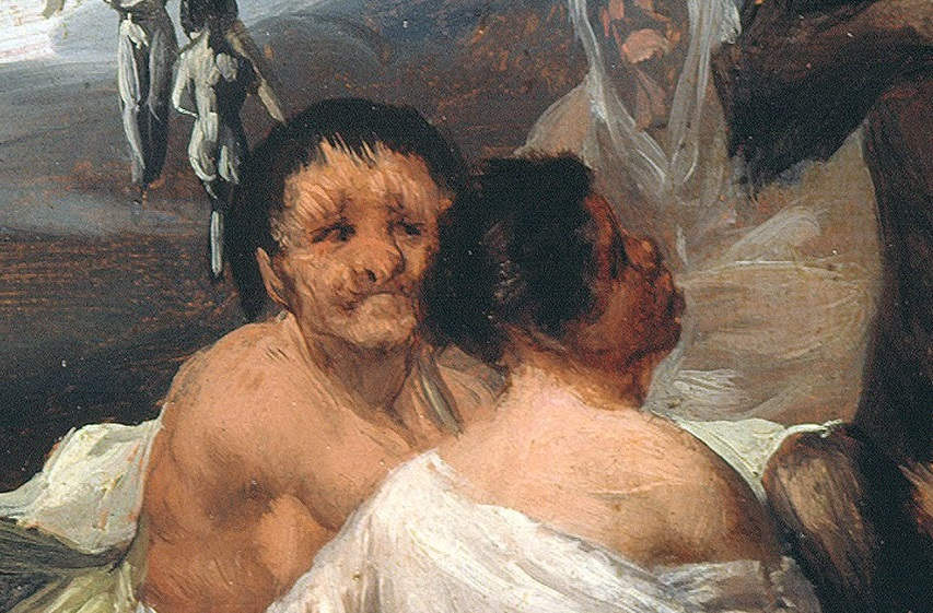 Francisco Goya - Witches Sabbath, 1789, detail 1