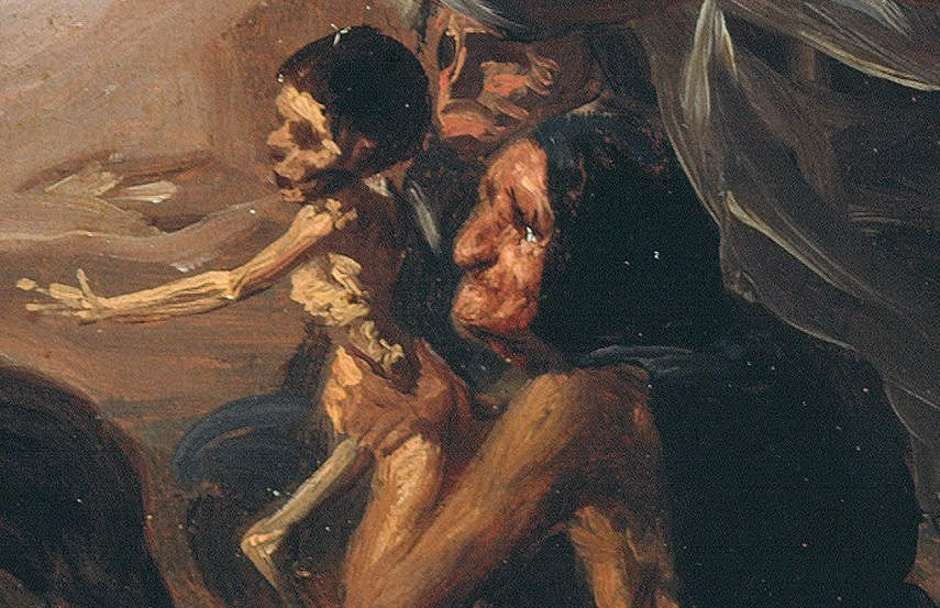 Francisco Goya - Witches Sabbath, 1789, detail from art work 2