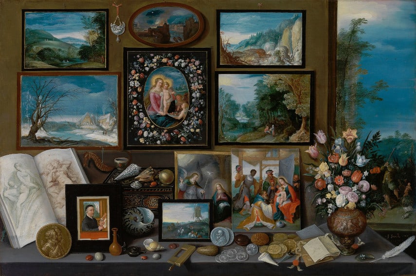 Frans Francken the Younger - The cabinet of a collector