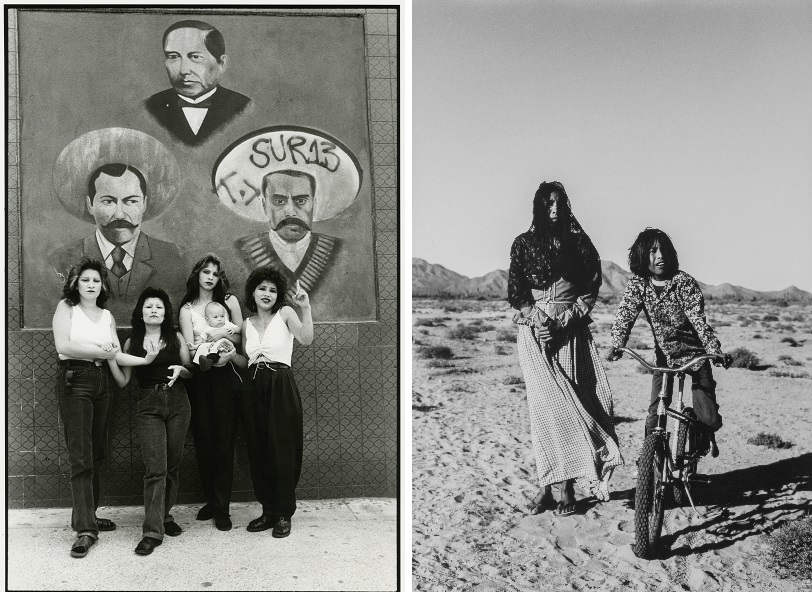 Graciela Iturbide - Cholas, White Fence, East Los Angeles, 1986, Graciela Iturbide - Desierto de Sonora, México, 1979