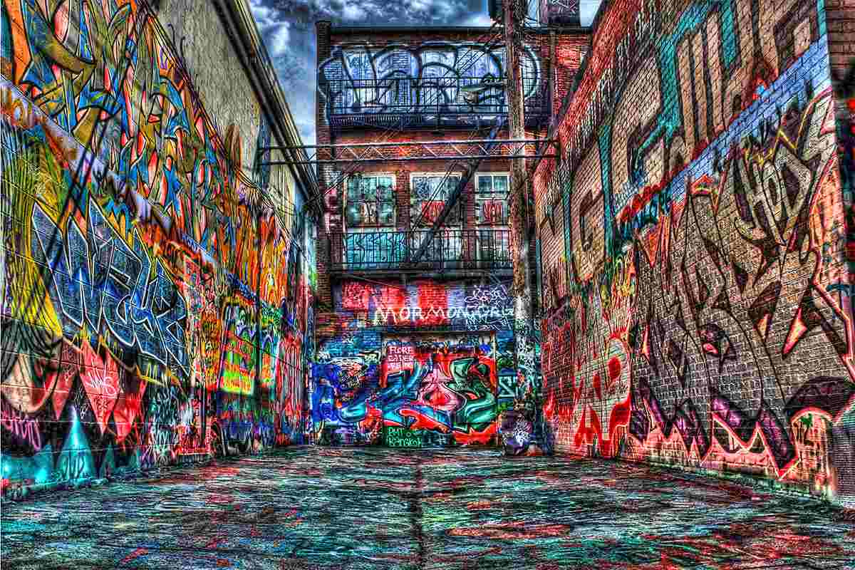 Graffiti Alley Way 