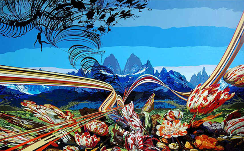 contemporary art paintings landscape