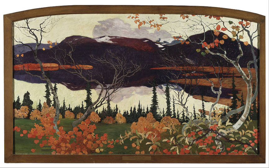 HIBELL ART 絵画 CARL HOFFNER 〔AUTUMN〕 HIBELL ART 絵画 CARL HOFFNER 〔AUTUMN〕(Red and Golden Hues