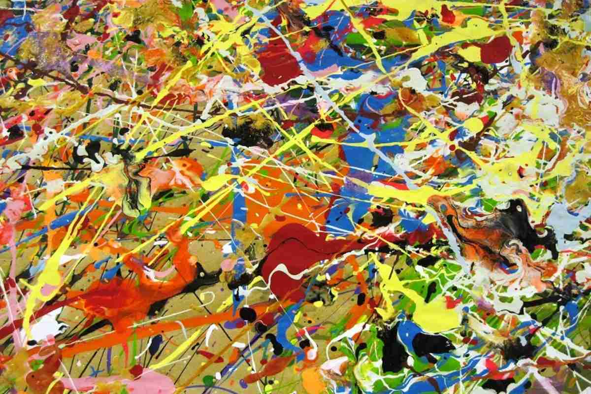 What Is Abstract Art Meaning And Definition Of Art Informel Widewalls   Jackson Pollock Detail 