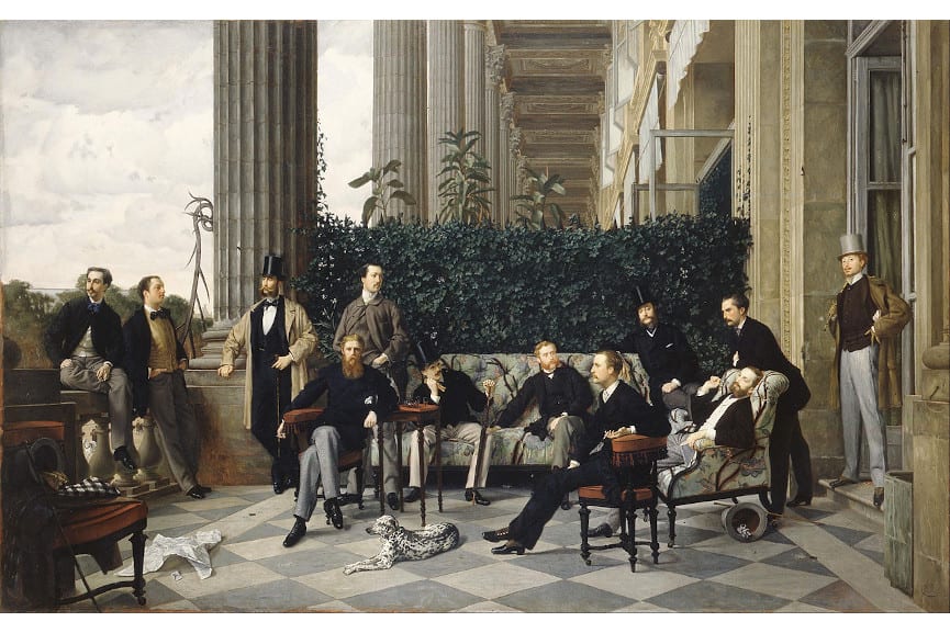 The Circle of the Rue Royale 1868 Widewalls