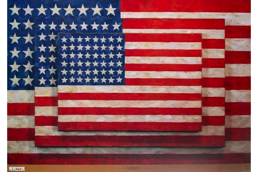 Jasper Johns - Three Flags, 2004