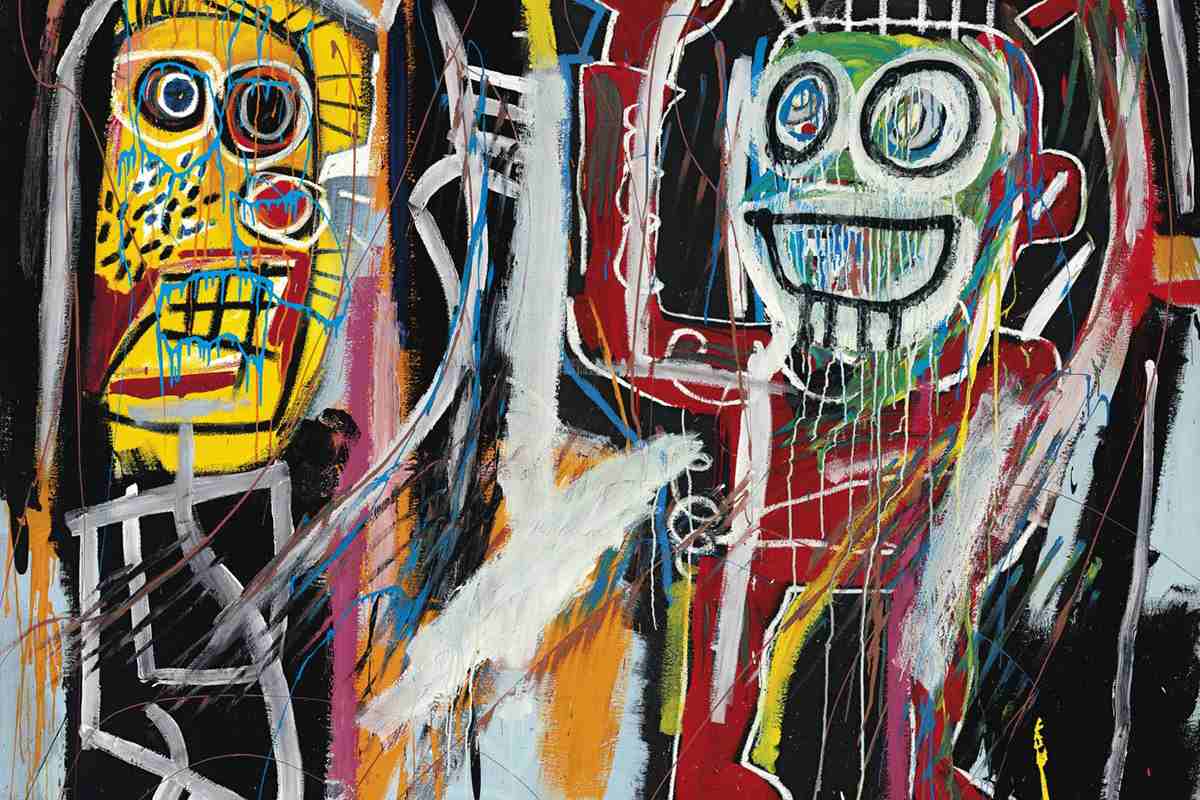 Homage to the Jean Michel Basquiat Exhibition Fondation Louis Vuitton  Spaghetti Smarties Painting by Ekim Street Artist