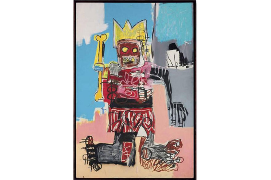 Jean Michel Basquiat - Untitled (Yellow Bone King), 1982