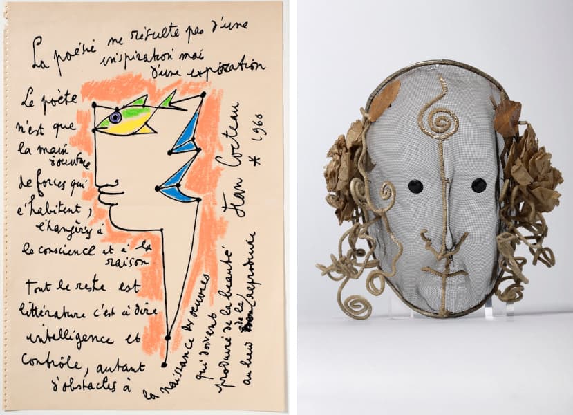 Jean Cocteau, Poetry, Jean Cocteau, Mask for the Play Antigone, 1923